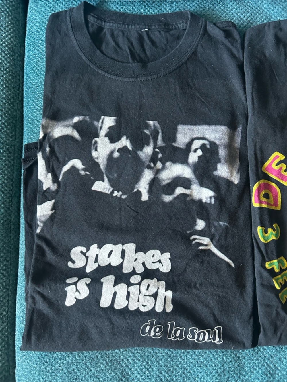 DE LA SOUL X2 size XL classic hip hop t-shirts tees - Picture 2 of 3